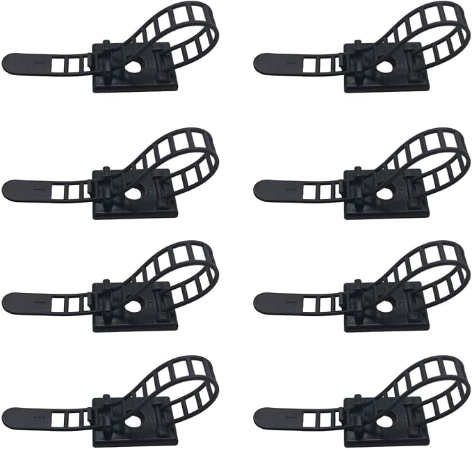 1000 Pieces Cable Management Desk Cord Organizer Cable Ties Wire Fasteners Clips by RayTour