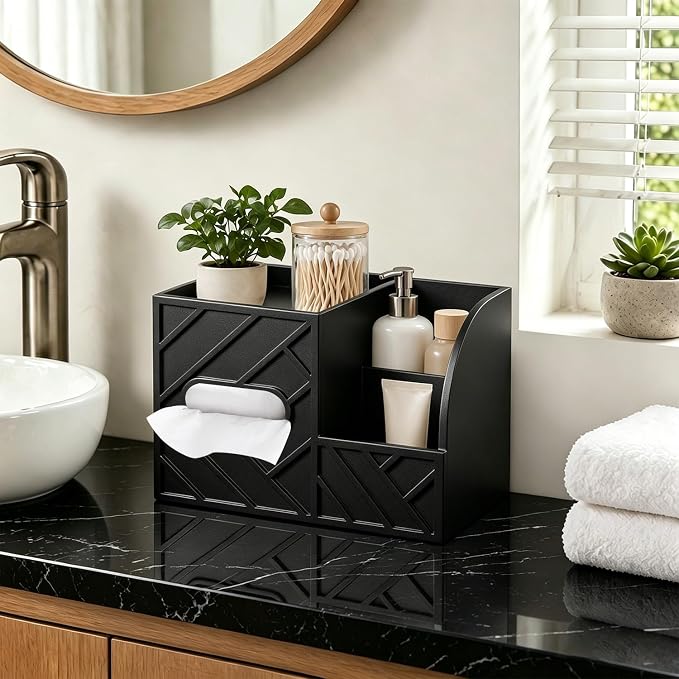 Aesthetic Tissue Box Cover, Modern Minimalist Remote Control Holder - Image 7