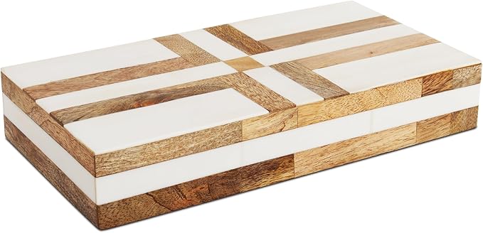 Handicrafts Home White Large Decorative Storage Box by HandicraftsHome