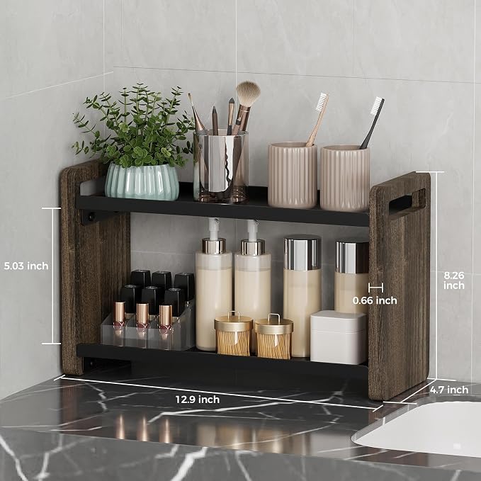 Bathroom Counter Organizer, Bathroom Sink Organizer, Vanity Shelf | Bathroom - Image 3