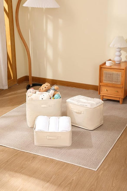Decorative Basket Rectangular Fabric Storage Bin Organizer Basket - Image 9