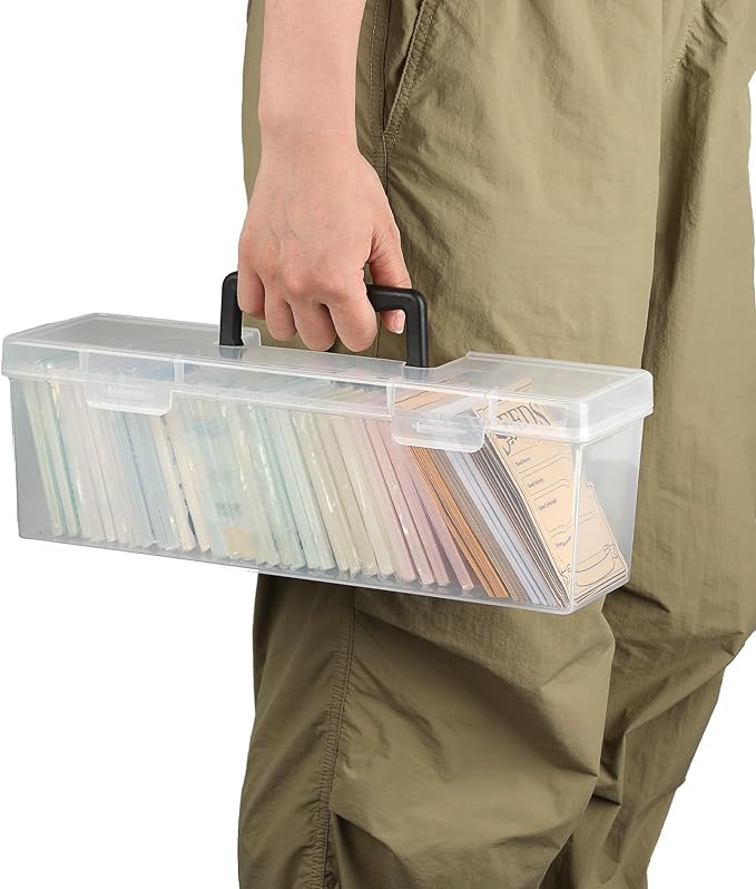 Kokone 2 Pack Plastic Clear Seed Storage Organizer Box - Image 3
