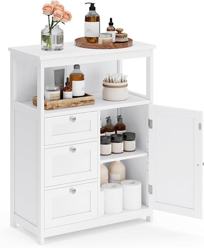 VASAGLE Floor Storage Cabinet, Freestanding Storage Unit by Unknown