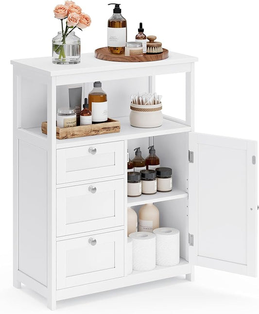 VASAGLE Floor Storage Cabinet, Freestanding Storage Unit by Unknown