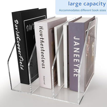 Acrylic Paper Tray Stackable Letter Organizers, Desk A4 File Holder - Image 7