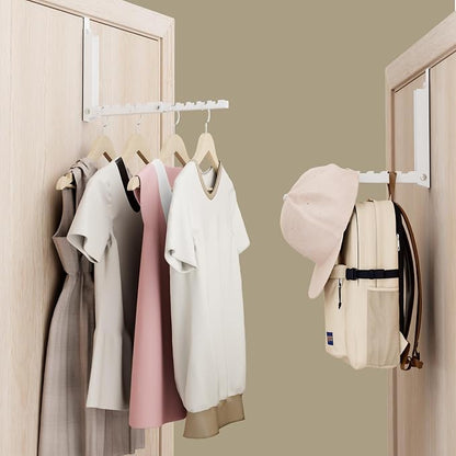 BAKON Over The Door Hanger Folding Clothes Drying Rack, Double Fold Hanging - Image 7