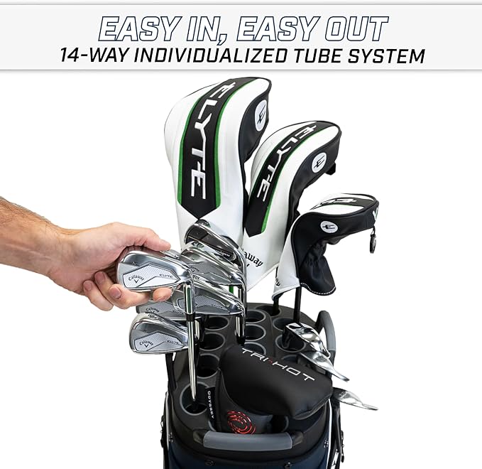 Izzo Ultimate Organizer Golf Cart Bag - Image 4