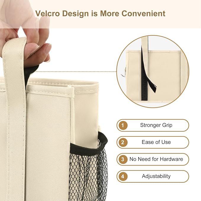Surblue Bedside Caddy Hanging Organizer Storage Bag Pocket - Image 4