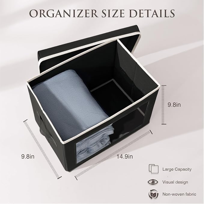 Homsorout Stackable Storage Bins - Image 6