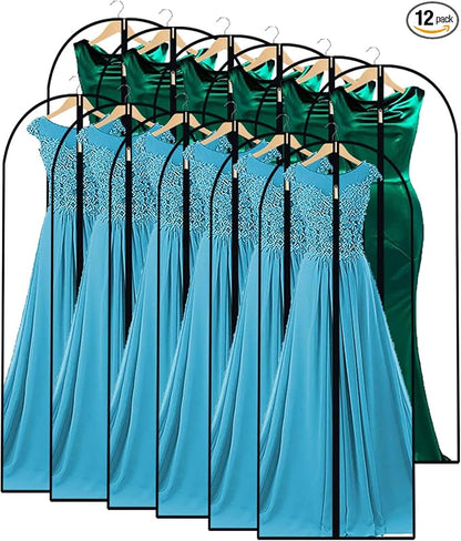 Garment Bags for Hanging Clothes 24'' x 60'' Coat Covers for Closet Foldable by UOUEHRA