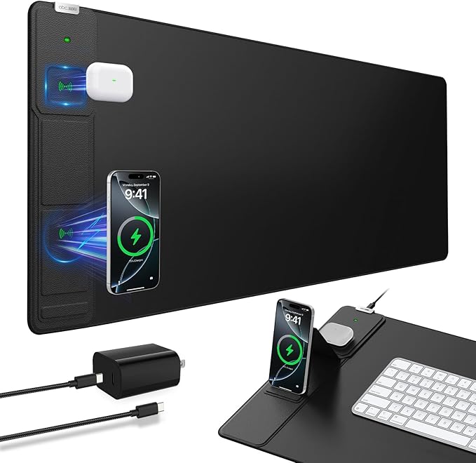 Wireless Charging Mouse Pad by abcmat