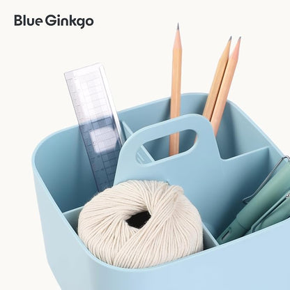 BLUE GINKGO Small Stackable Organizer Caddy – Korean-Made Portable Tote - Image 7