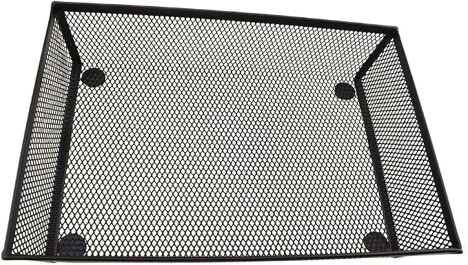 HAHIYO Stackable Mesh Tray Cup 9 x 6 x 2 inches Sturdy Container by HAHIYO