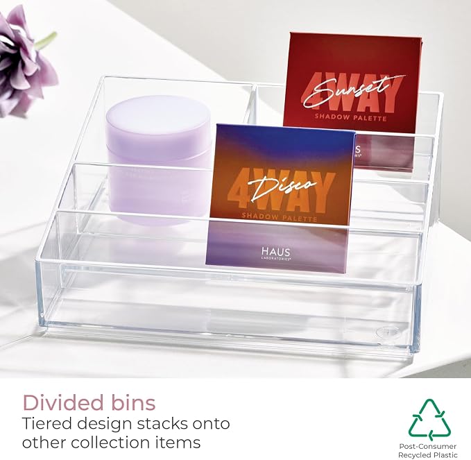 iDesign The Sarah Tanno Collection Plastic Cosmetics and Nail Polish Organizer - Image 3