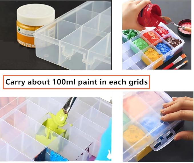 Feadily 1PCS 36 Grids Large Plastic Organizer Box - Image 7