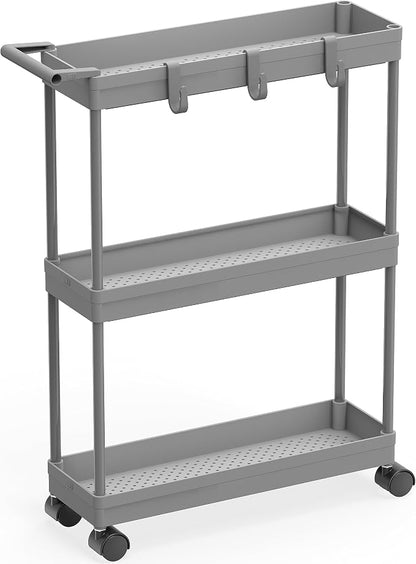 Simple Houseware 3-Tier Slim/Narrow Storage Cart by SimpleHouseware