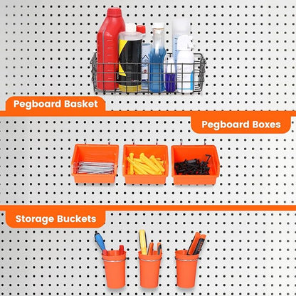 Pegboard Organizer Accessories Kit 264 PCS, Peg Board Hooks Assortment - Image 7