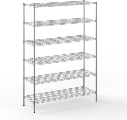 21" Deep x 60" Wide x 86" Height Wire Shelving Kit | 6-Tier | NSF Commercial by Regal+Altair