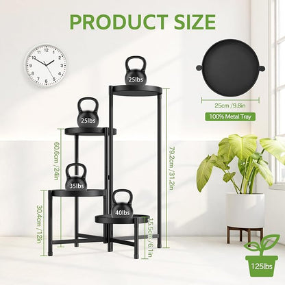 iDavosic.ly 4 Tier Large Plant Stand Indoor - Image 3