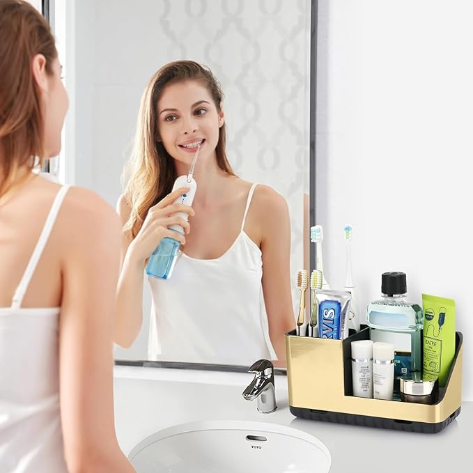 Toothbrush Holders for Bathroom Countertop Organizer, Kids Electric Toothbrush - Image 2
