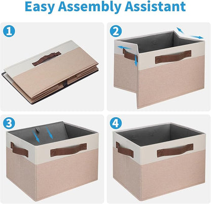 GhvyenntteS Large Fabric Storage Bins - Image 4