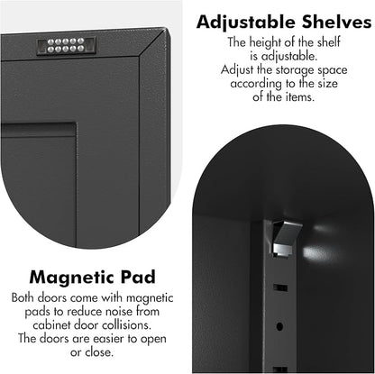 46" H Metal Locker Cabinet, Small Locker - Image 4