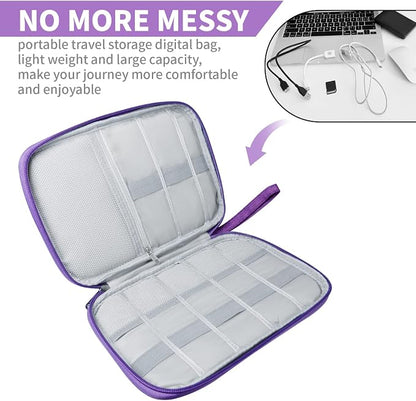 Lcsmaokin Electronics Travel Organizer, Portable Waterproof Electronic Travel - Image 3