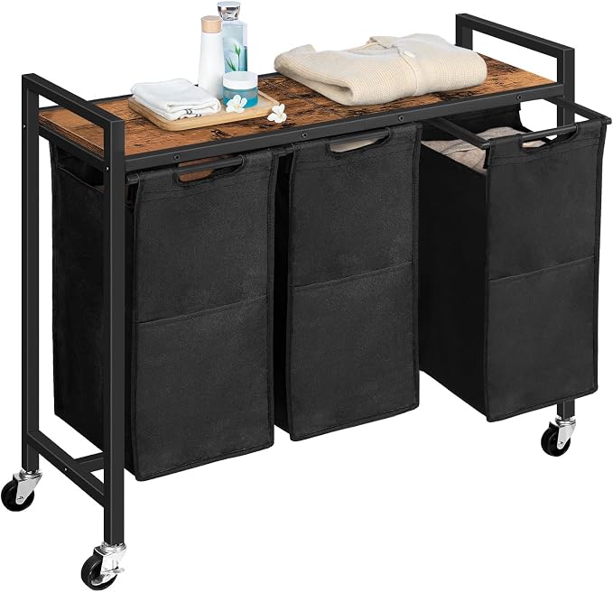 HOOBRO Laundry Sorter 3 Section, Laundry Hamper - Image 9