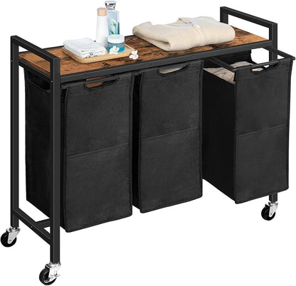 HOOBRO Laundry Sorter 3 Section, Laundry Hamper - Image 9