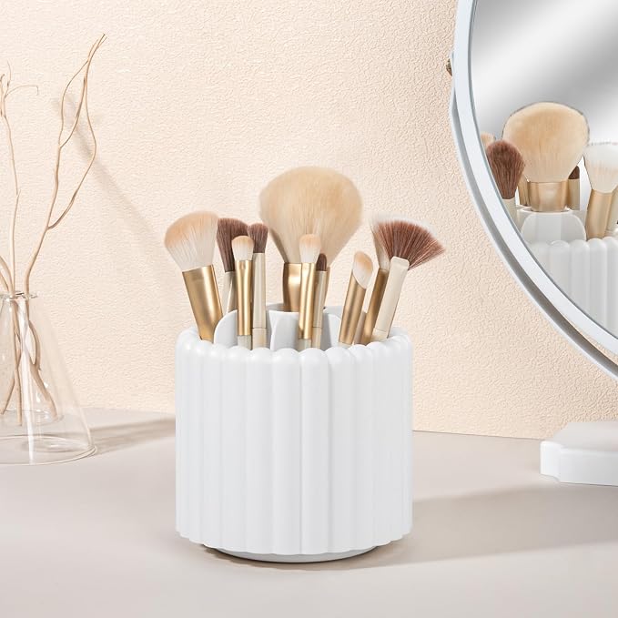 Anyoifax 360 Rotating Makeup Brush Holder 7 Slots Make Up Brush Organizer - Image 5