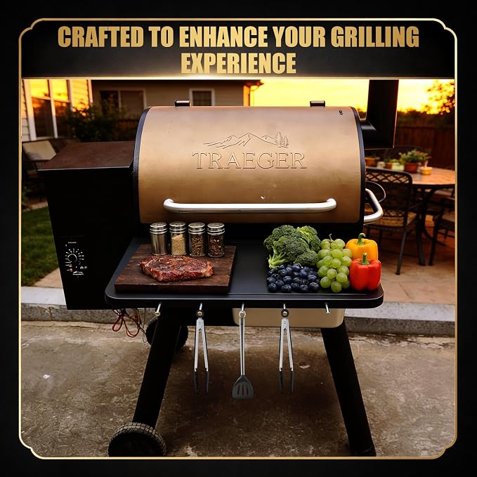 QuliMetal Folding Front Shelf for Traeger Pro 22, Pro 575, Ironwood 650 - Image 5
