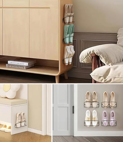 4Pack Wall Mounted Shoe Rack - Image 6