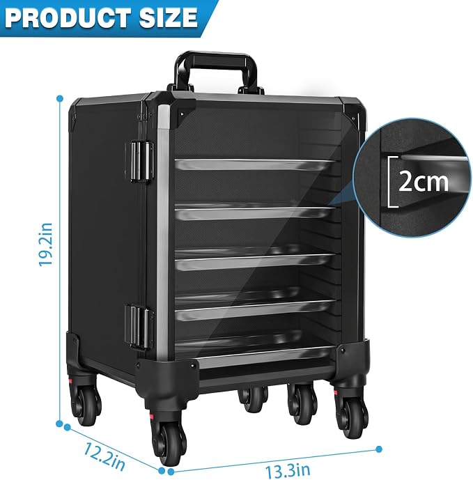 Miniatures Storage Case Miniatures Transport Case Aluminum Alloy Frame Display - Image 2