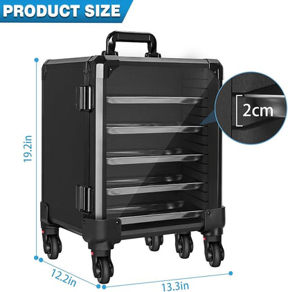 Miniatures Storage Case Miniatures Transport Case Aluminum Alloy Frame Display - Image 2