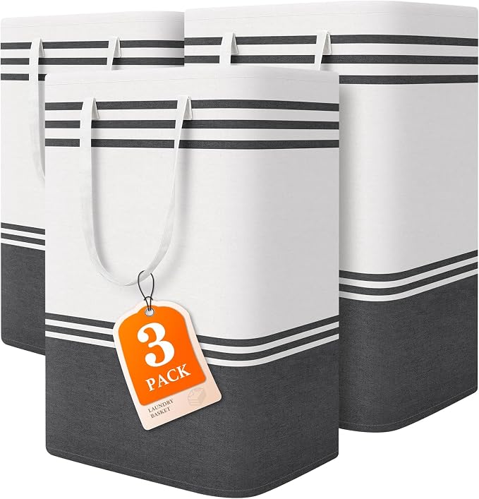 TranquilRelax 3-Pack Laundry Basket by Unknown