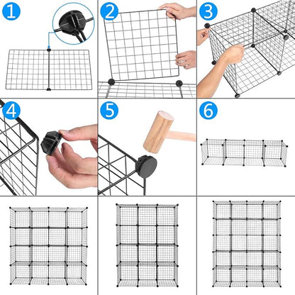 20 - Cube Organizer: Wire Cube Storage - Image 3