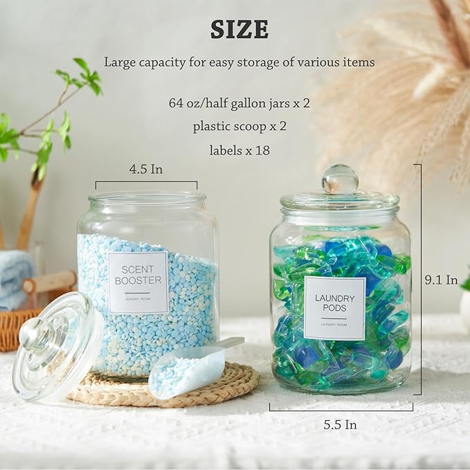 Laundry Pods Glass Jars - Image 5