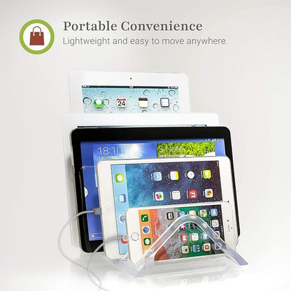 Prosumer's Choice Universal 5 Tablet and Smartphone Charging Organizer Rack - Image 5