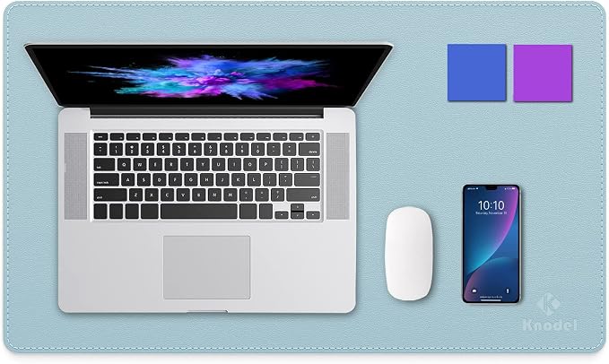 K KNODEL Desk Mat, Dual-Sided Office Desk Pad, Waterproof Desk Mat by K+KNODEL