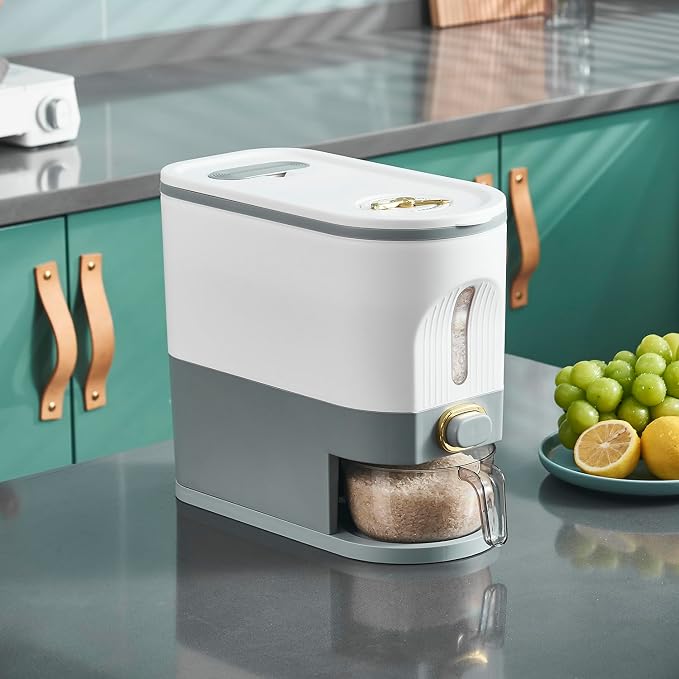 Sooyee 11Lbs Rice Dispenser, Rice Container - Image 7