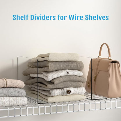 OKPOW Shelf Dividers Closet Organizer - Image 9