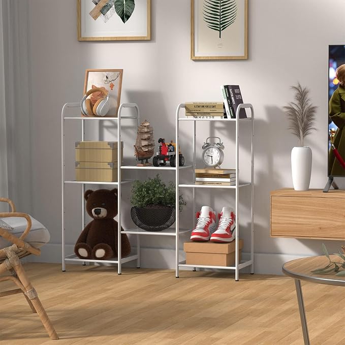 MAX Houser Storage Rack with Shelf, Industrial Style Extendable Plant Stand - Image 7