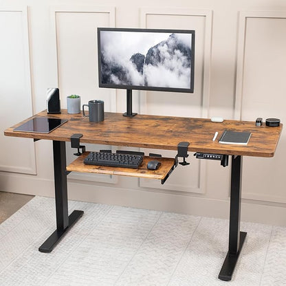 VIVO Small Keyboard Tray, Under Desk Pull Out - Image 9