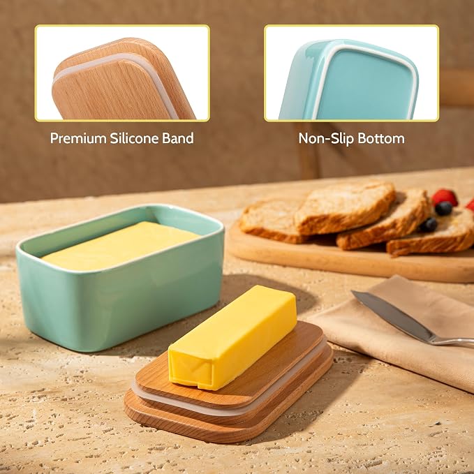 Sweese Large Butter Dish with Lid - Image 3