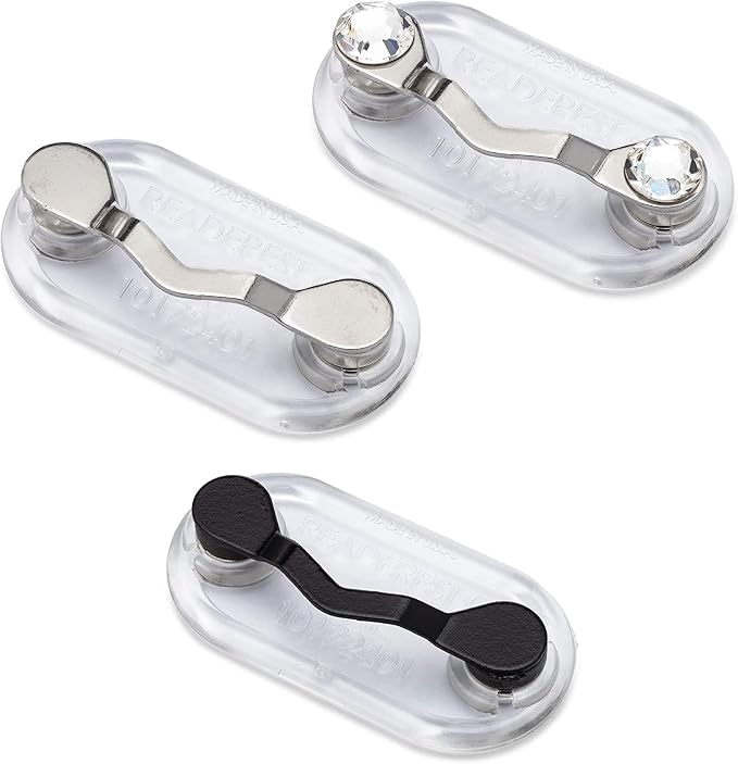 Readerest Magnetic Glasses Holder, Magnet Clip by READEREST
