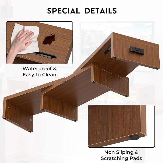 BONTEC Dual Monitor Stand Riser - Image 7