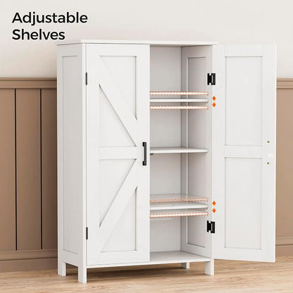 Homleke 43.3" H Farmhouse Bathroom Storage Cabinet - Image 5