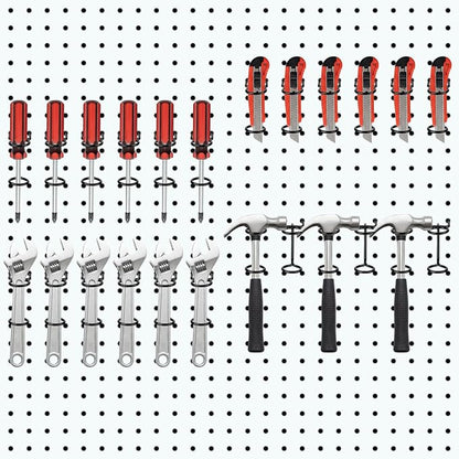 Ripeng 12 Pcs Screwdriver Organizer Tool Holders Multi-tool Holder Double-ring - Image 6