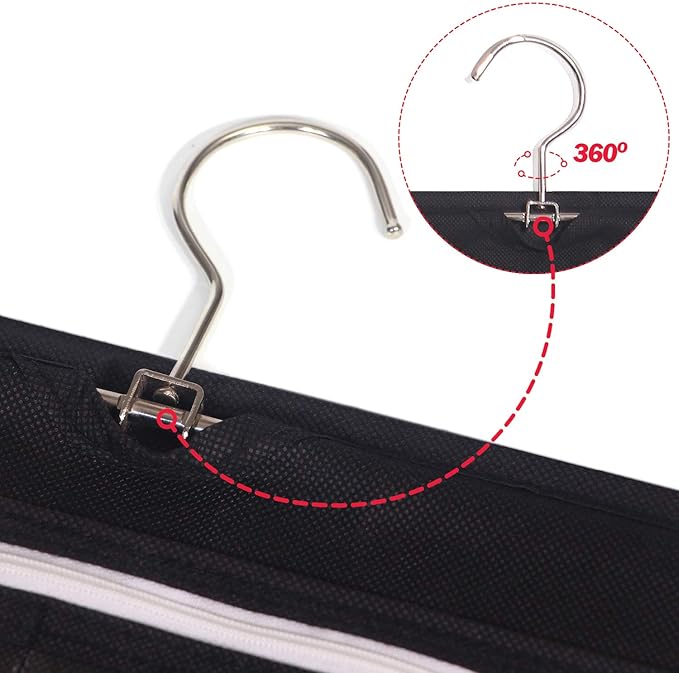 DIOMMELL Hanging Jewelry Organizer 47 Pockets - Image 5