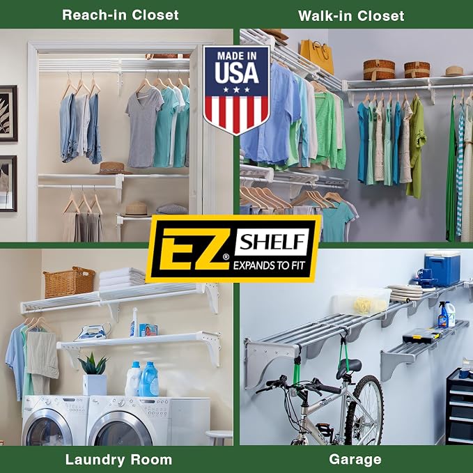 EZ Shelf Expandable Closet Kit - Image 7